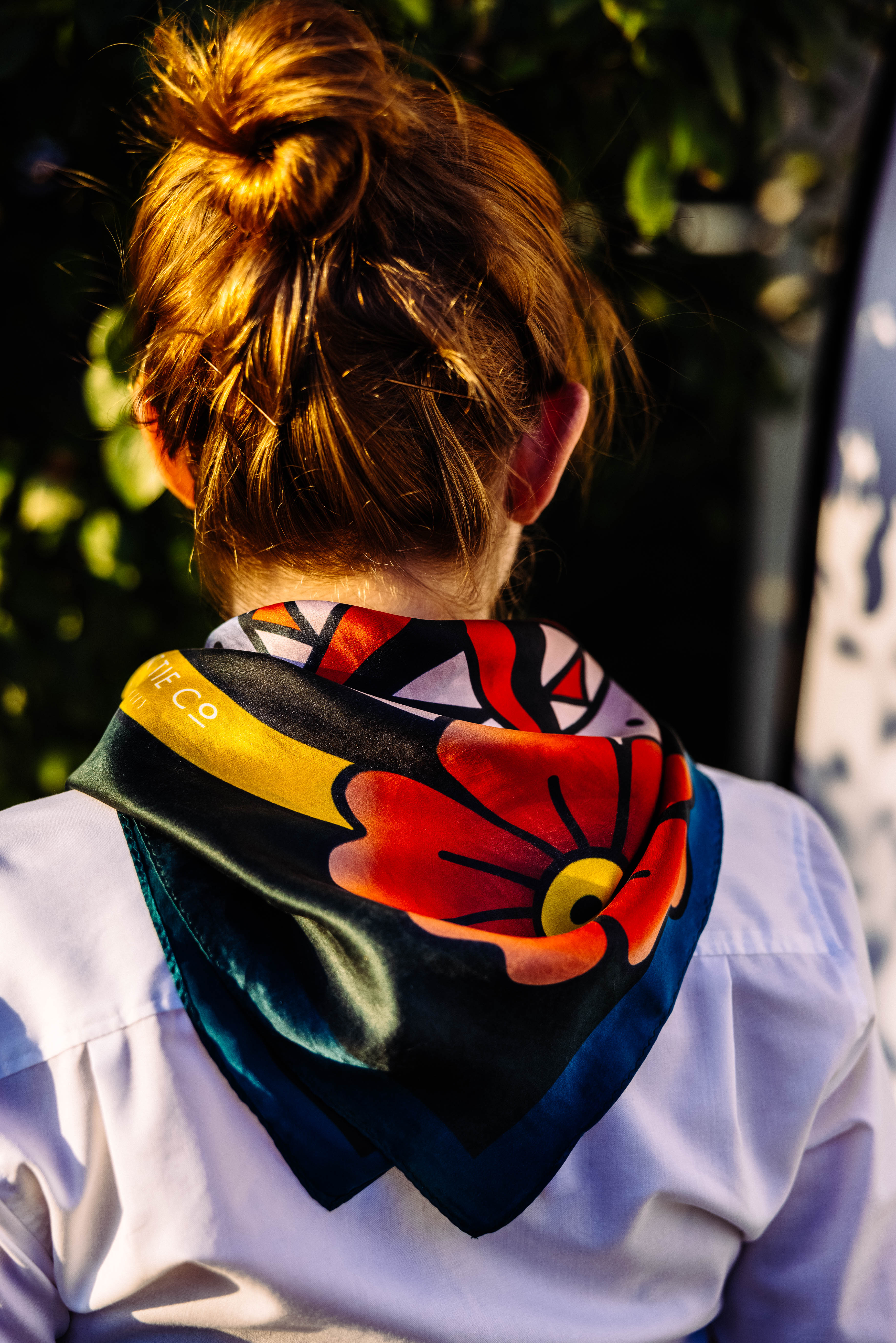 小物 SS09 used flower scarf Uncommon Goods | Birth Month Flower Scarf | Scarves